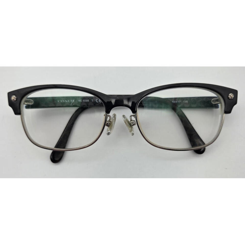 Coach HC6098 5431 Black Silver/Black Gun Sig C FRAMES Flawed